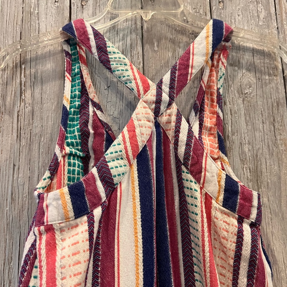True Craft Striped Multicolor Jumpsuit - Picture 6 of 7